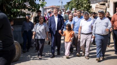 İzmir Büyükşehir Belediye Başkanı Dr. Cemil Tugay, Ödemiş’te temmuz ayındaki