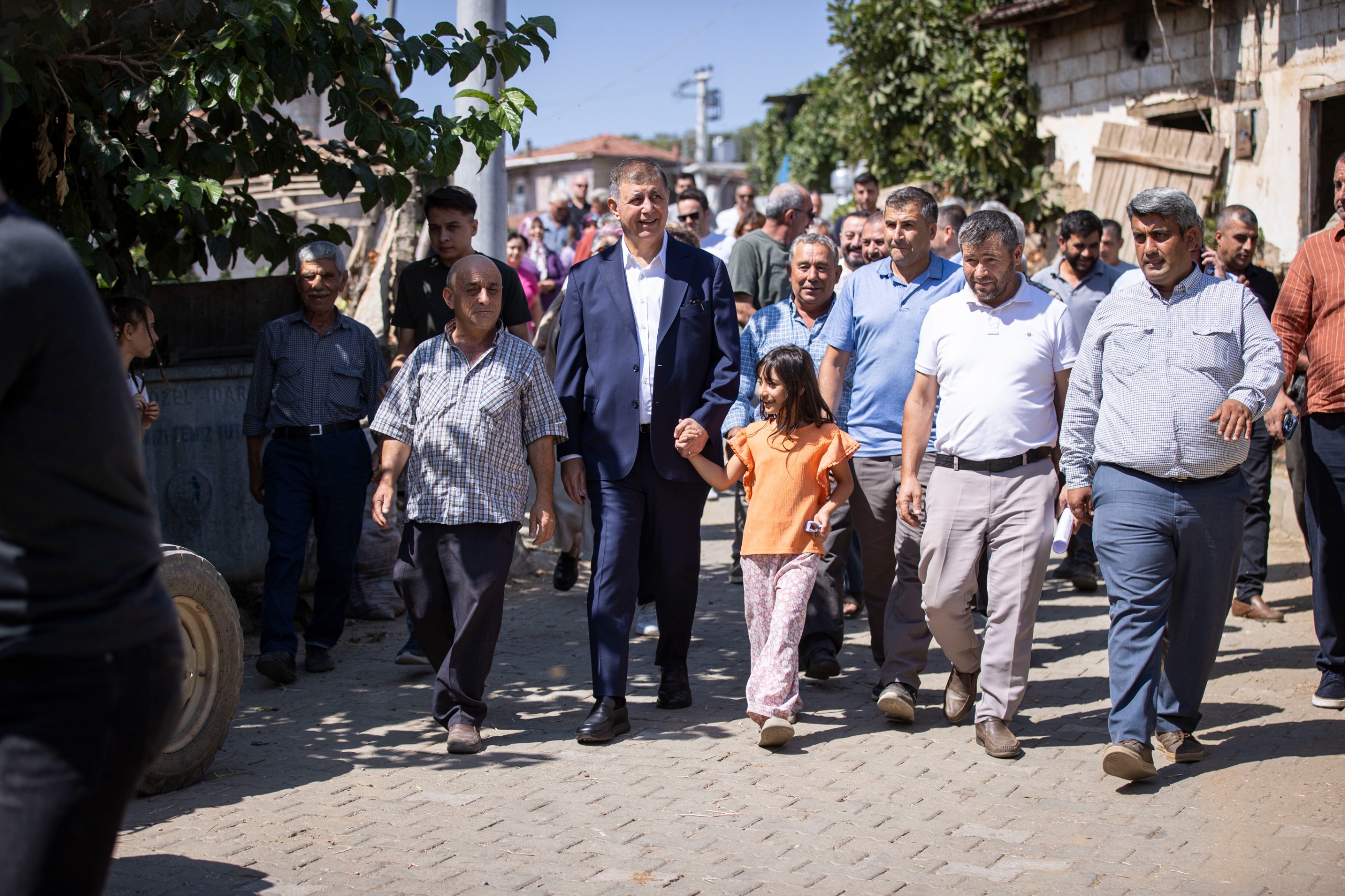 İzmir Büyükşehir Belediye Başkanı Dr. Cemil Tugay, Ödemiş’te temmuz ayındaki