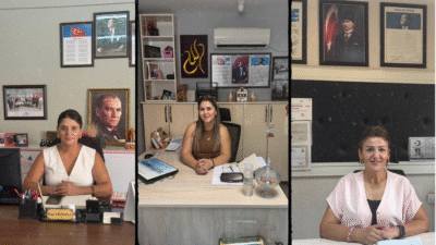 İzmir’in Çiğli ve Harmandalı bölgelerinde görev yapan kadın muhtarlar –