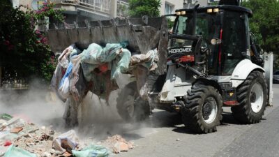 Karşıyaka Belediyesi, çevreye gelişigüzel şekilde moloz atanlara 91 bin 658