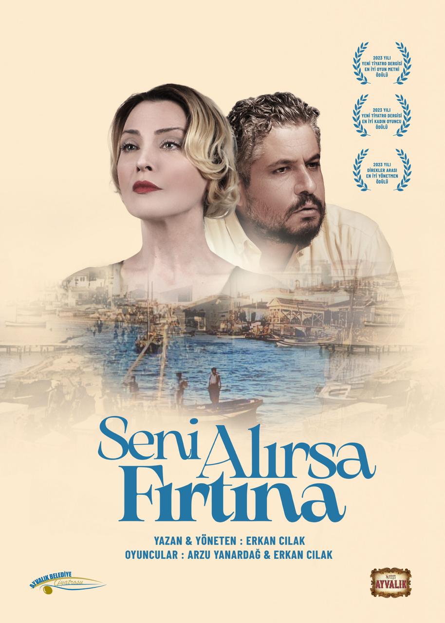 Ayvalık Belediye Tiyatrosu'nun ödüllü oyunu "Seni Alırsa Fırtına", mübadelenin 100.