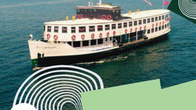 İzmir Büyükşehir Belediyesi’nin şehrin simgelerinden tarihi Bergama Vapuru ile düzenlediği