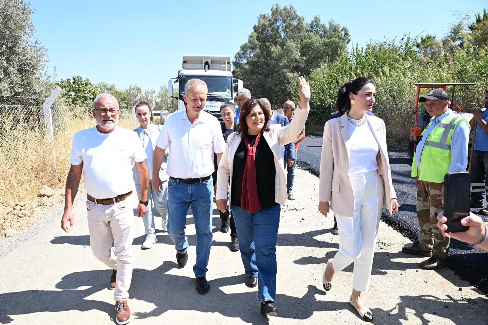 Aydın Büyükşehir Belediye Başkanı Özlem Çerçioğlu, Kızılcaköy ve Kemer Mahalleleri