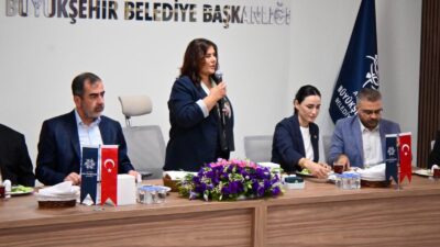 Aydın Büyükşehir Belediye Başkanı Özlem Çerçioğlu, Koçarlı muhtarları ile bir