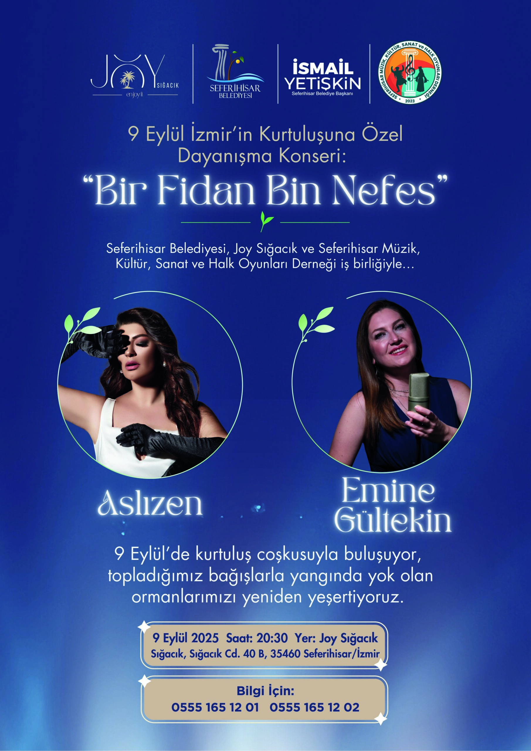 Seferihisar Belediyesi, 9 Eylül Kurtuluş Günü'nde orman yangınlarında zarar gören