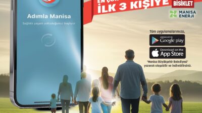 Manisa Büyükşehir Belediyesi, fiziksel aktiviteyi artırmak amacıyla geliştirdiği 'Adımla Manisa'