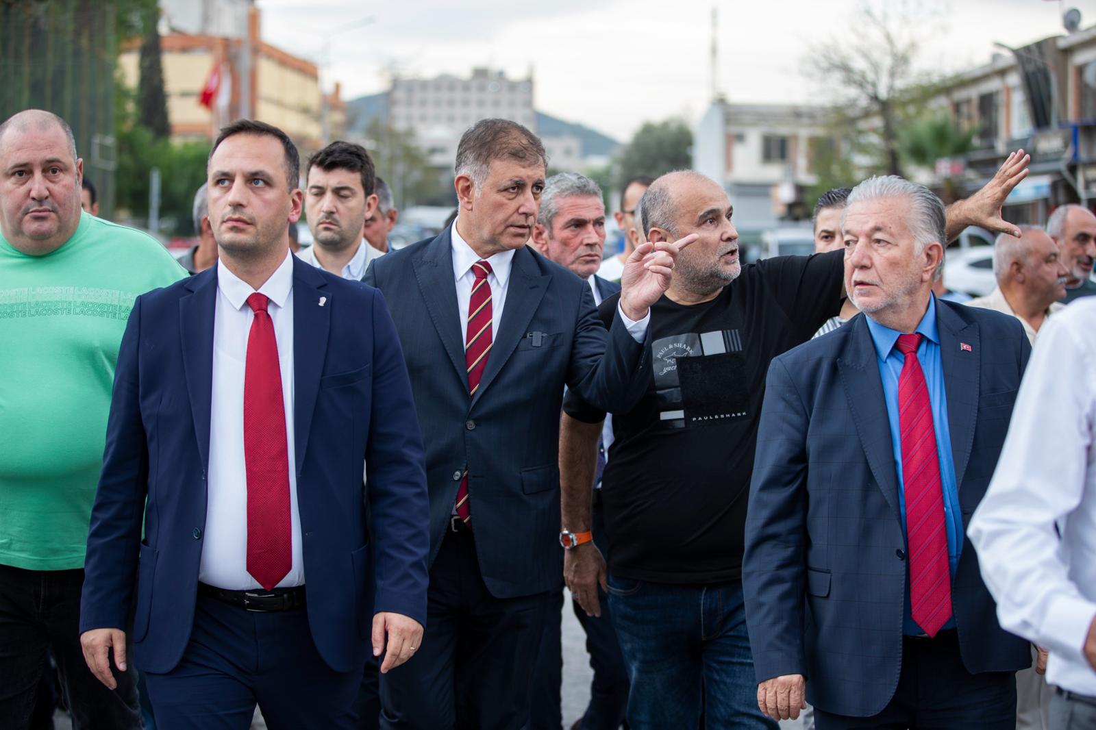 İzmir Büyükşehir Belediye Başkanı Dr. Cemil Tugay ve Bornova Belediye