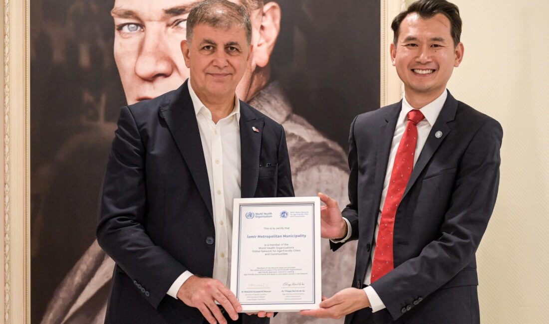 İzmir Büyükşehir Belediyesi, yaşlılara özel hizmetleriyle DSÖ tarafından onaylandı. İzmir