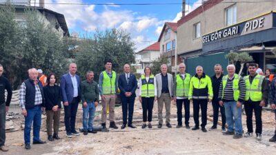 İzmir Büyükşehir Belediyesi, Sarnıç Mahallesi’nde 205 milyon TL’lik içme suyu