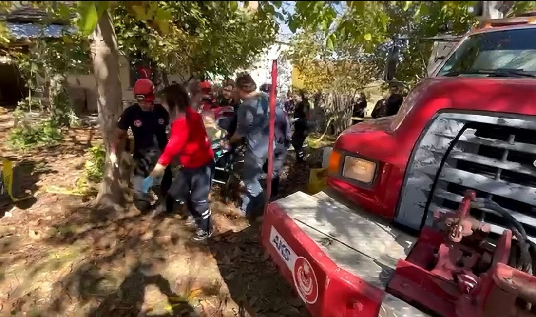 Ödemiş’te kuyuya düşen yaşlı adam, İzmir İtfaiyesi’nin 30 dakikalık operasyonuyla