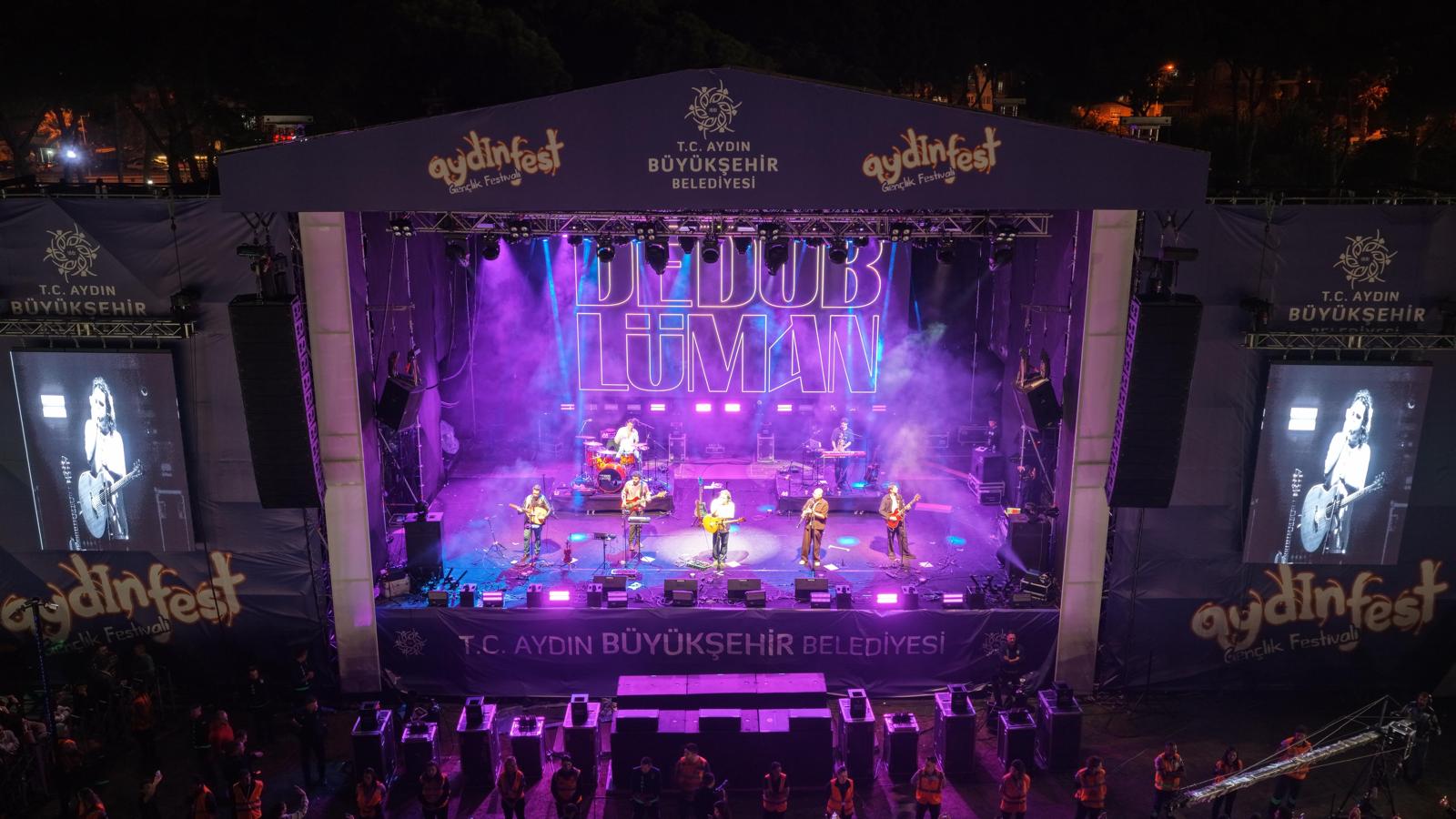 Aydın Büyükşehir Belediyesi’nin Aydınfest etkinliğinde 55 bin kişi müzikle buluştu,