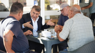 Prof. Dr. Ümit Özdağ, KKTC Kurucu Cumhurbaşkanı Rauf Denktaş’ın anıt