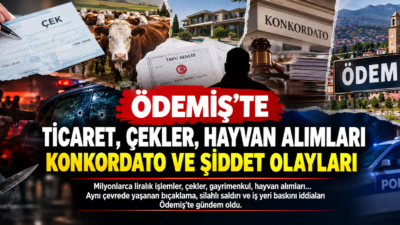 Ödemiş’te 163 alacaklı ve 442 milyon TL’yi aşan borç bildirilen